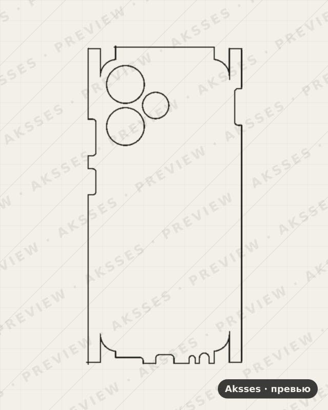 Лекало для Hot-ser. Infinix Hot 30 Play NFC, All Inclusive, Clear
