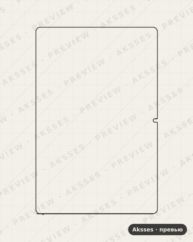 Лекало для Doogee U10, Front Full, Matte