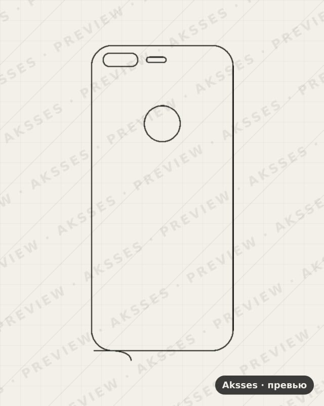 Лекало для Google Pixel, Back, Clear