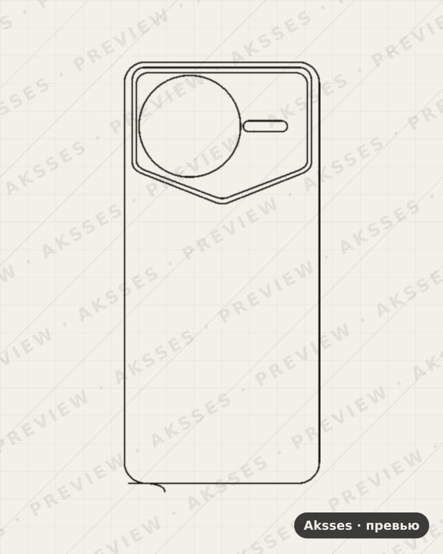 Лекало для Redmi K80 Pro Champion, Back