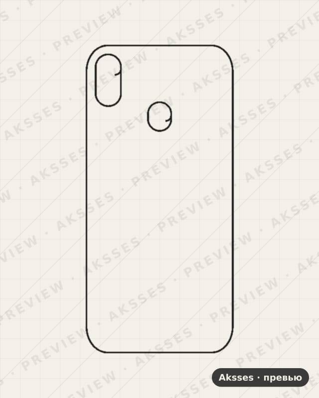 Лекало для Ulefone S10 pro, Back Cover