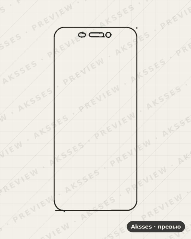 Лекало для Ulefone Armor X5, Front Full Matte