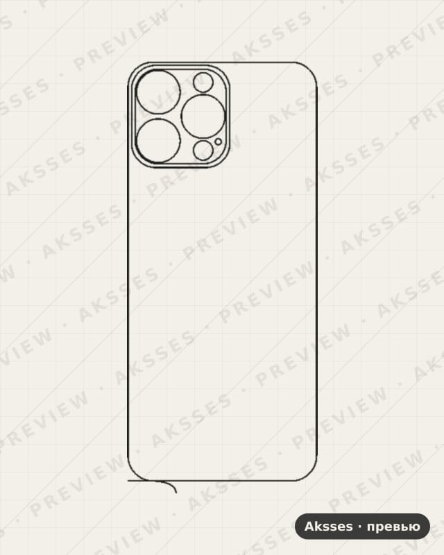 Лекало для Inoi Note 13s, Back