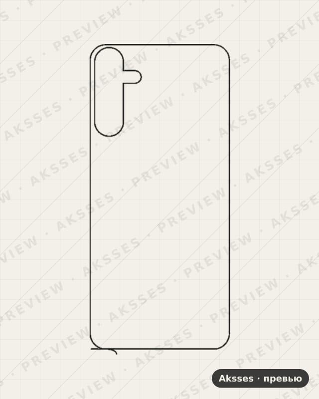 Лекало Galaxy M15 5G V2 для Samsung Galaxy M15 5G, Back, Clear