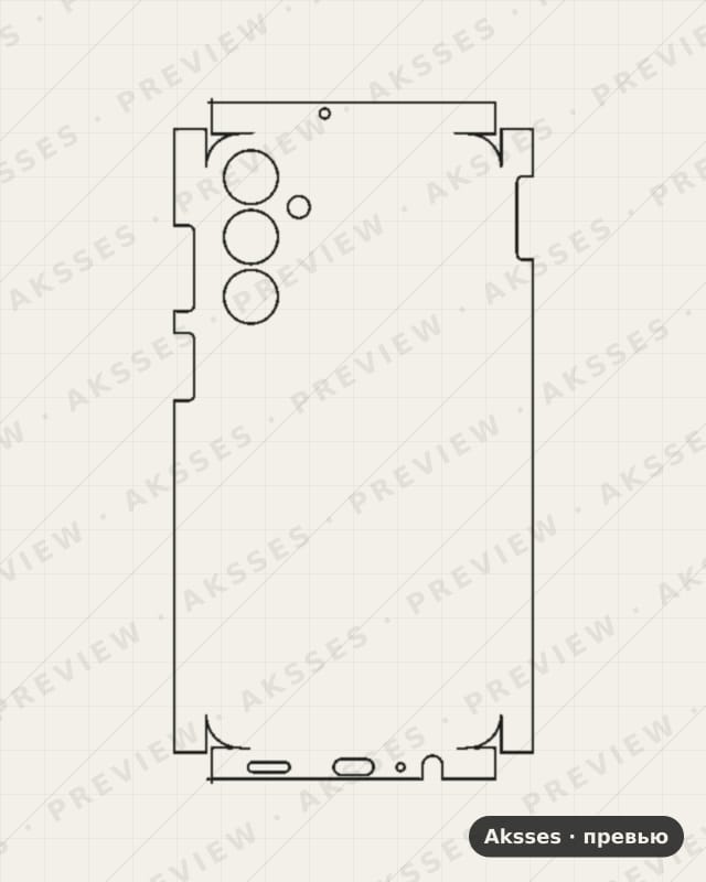Лекало для Samsung Galaxy F15 5G, All Inclusive