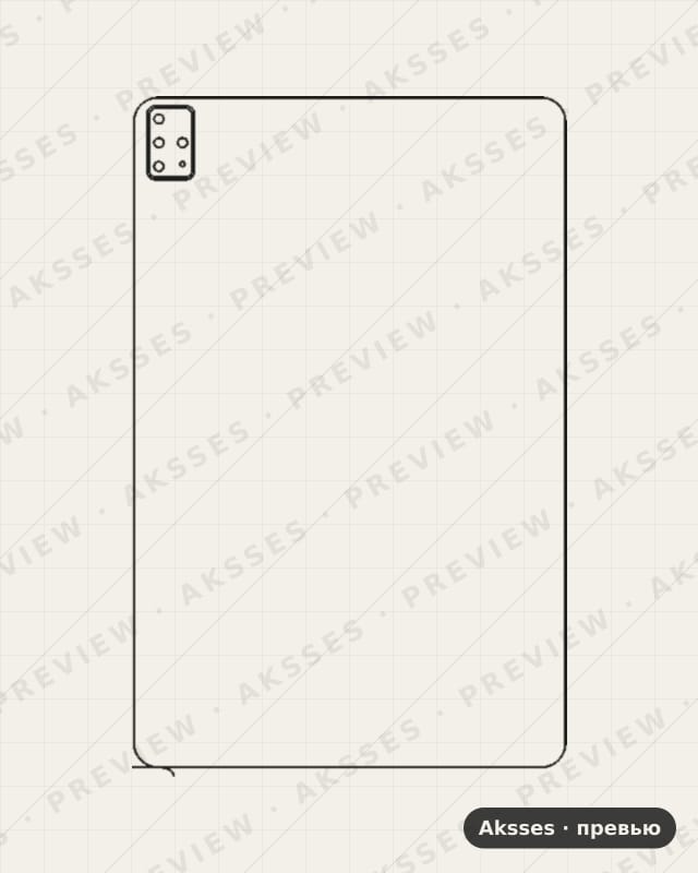 Лекало для Huawei MatePad Pro 12.6 (2021), Back