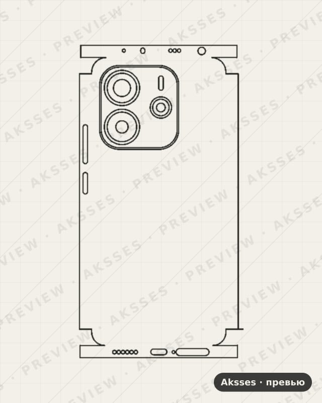 Лекало Redmi Note 14 для - SERIES Note 14, All Inclusive