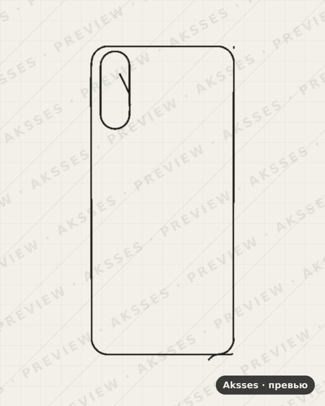 Лекало для Vivo V17 Neo, Back Cover