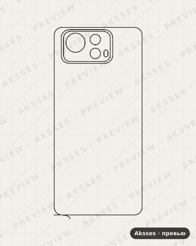 Лекало для Asus Zenfone 12 Ultra, Back