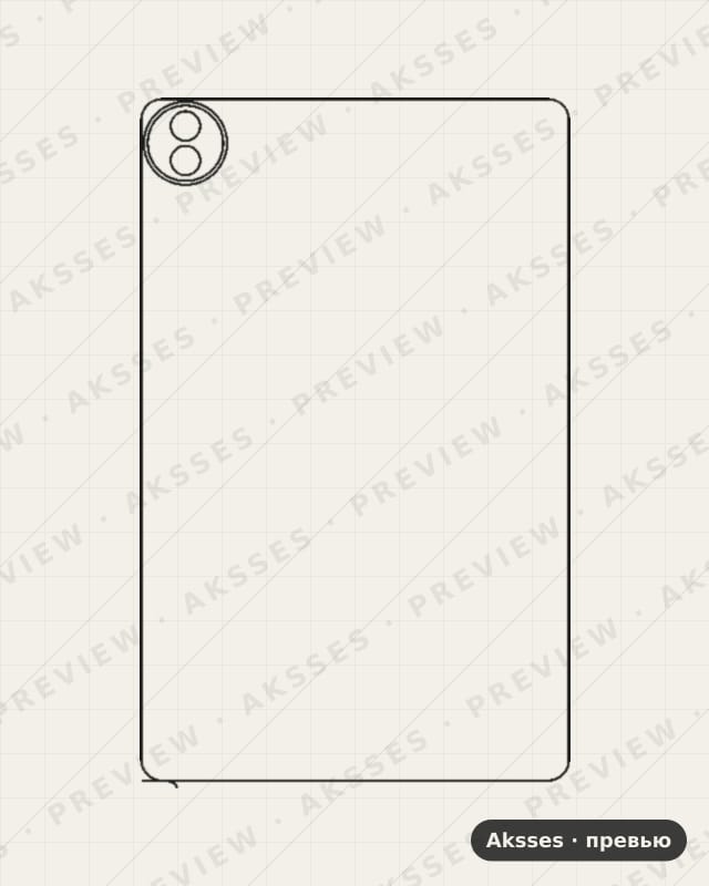 Лекало для Realme Pad 2, Back