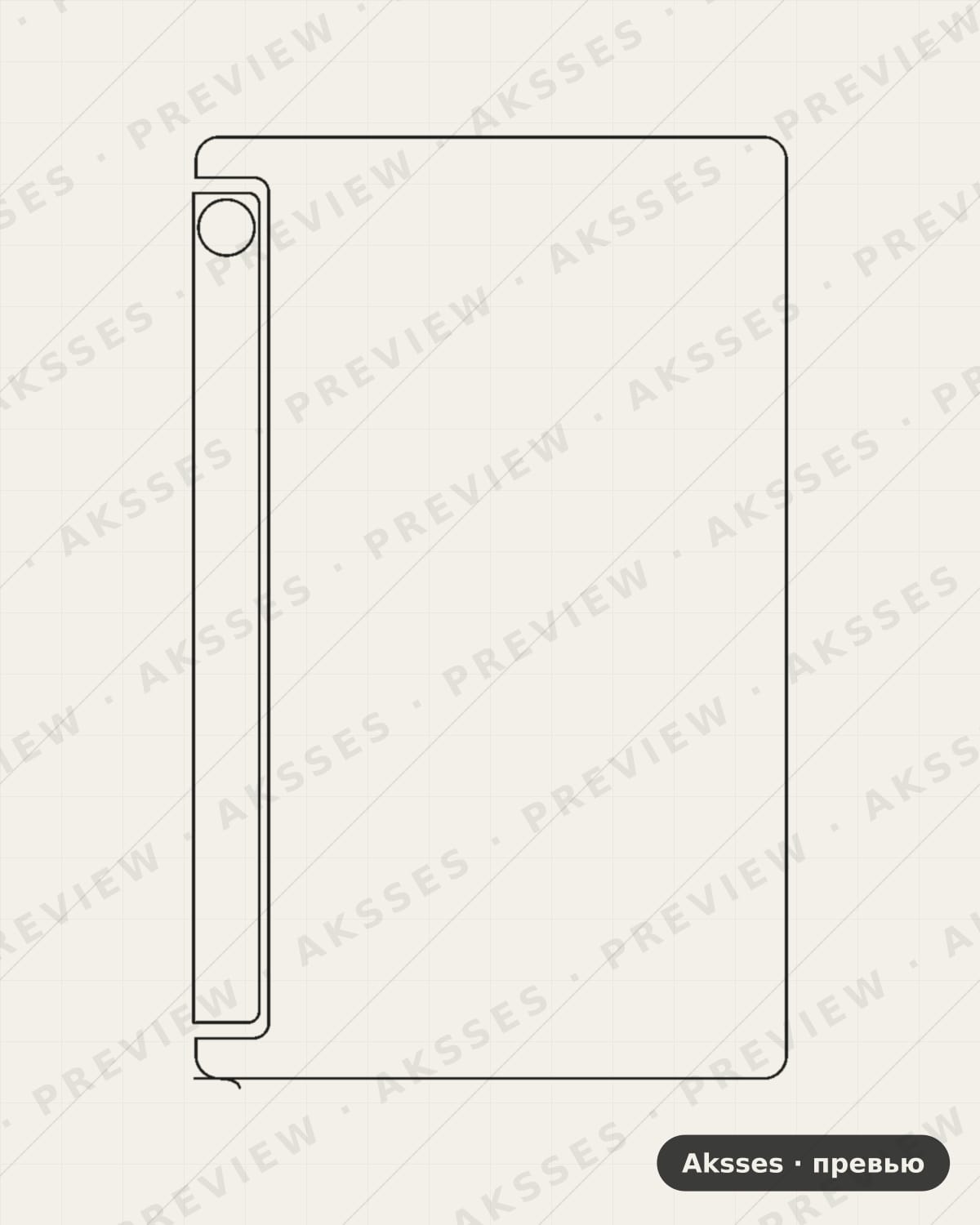Лекало для LG Ultra Tab 10.3, Back, Clear