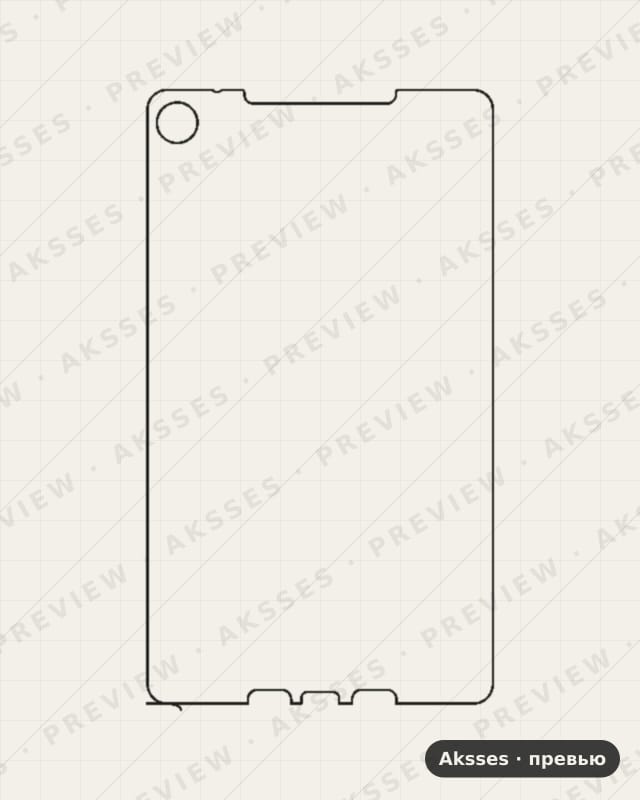 Лекало для Asus Nexus 7 (2013), Half Cover