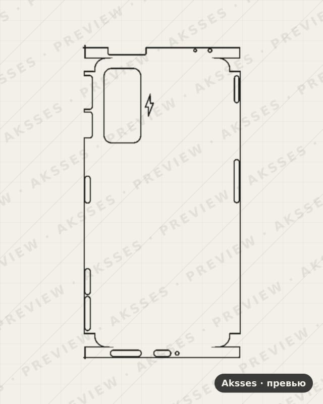 Лекало для POCO-SERIES Poco F4 GT, All Inclusive, Clear