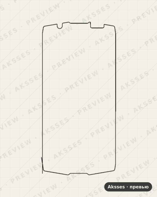 Лекало для Oukitel WP5000, Front Shell, Matte