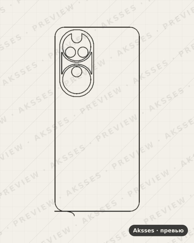 Лекало для Oukitel C38, Back