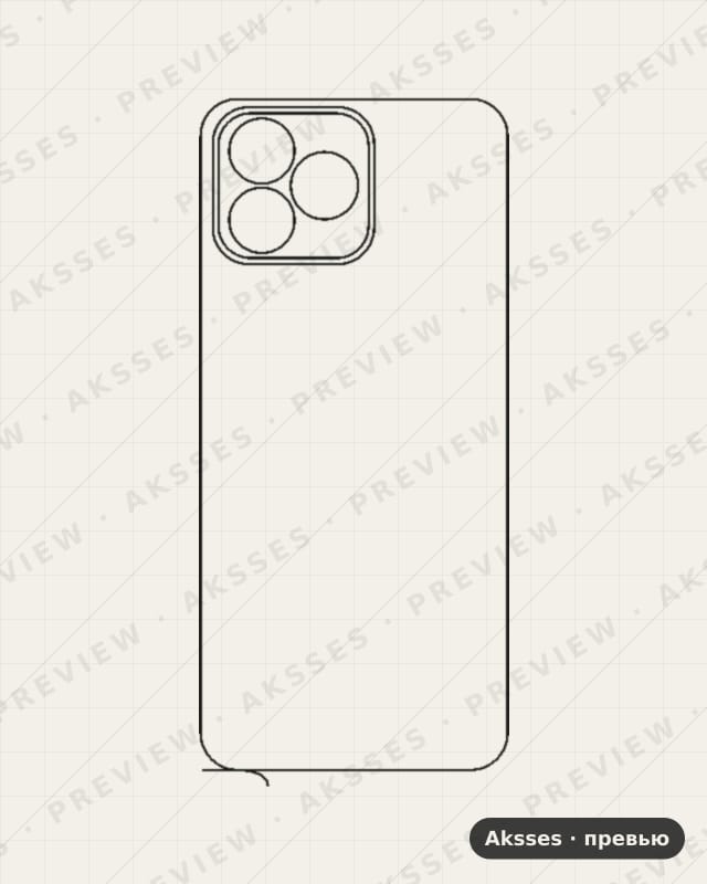 Лекало для Oukitel C53, Back