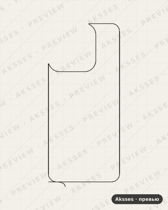 Лекало для Oukitel C57 Pro, Back, Transparent