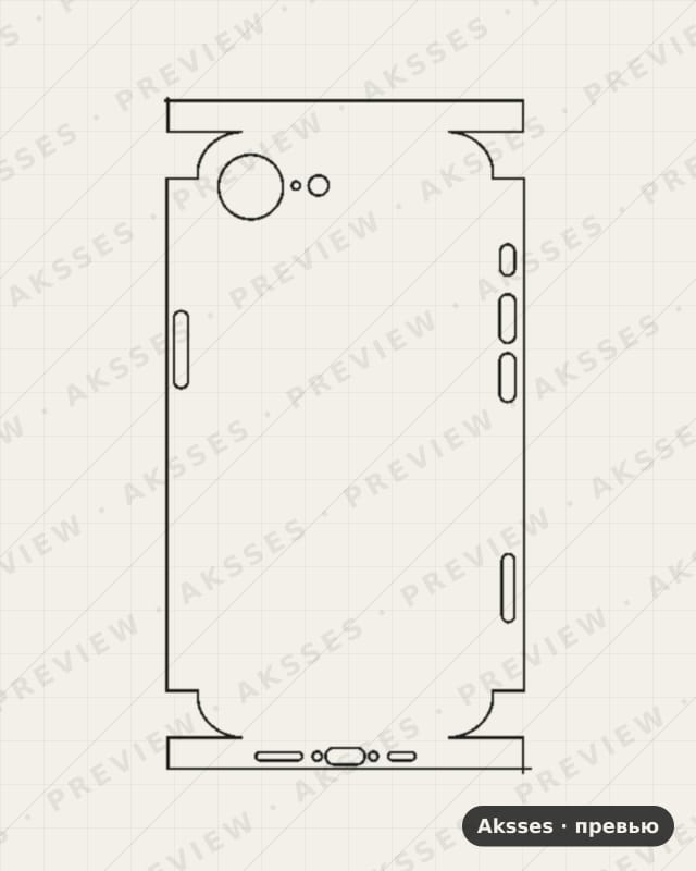 Лекало для iPhone 16e, All Inclusive