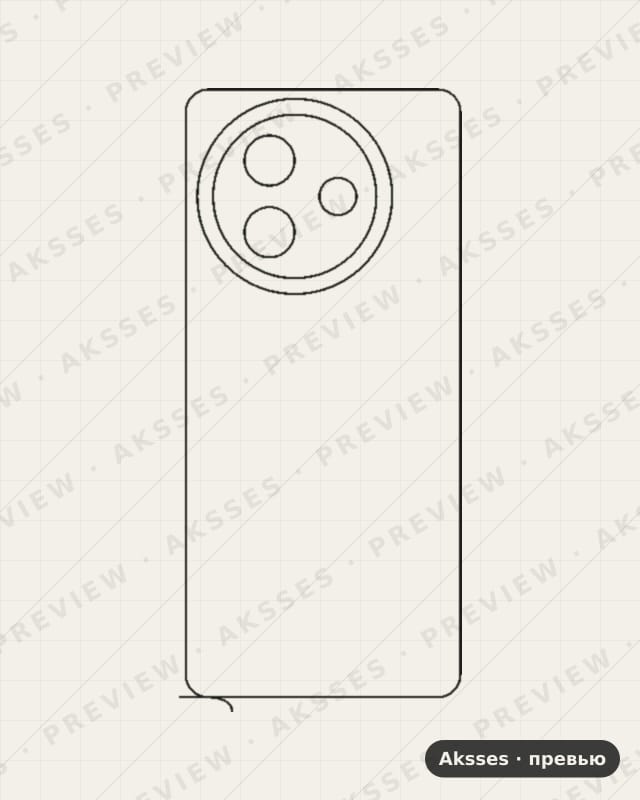 Лекало для Vivo Y300i, Back