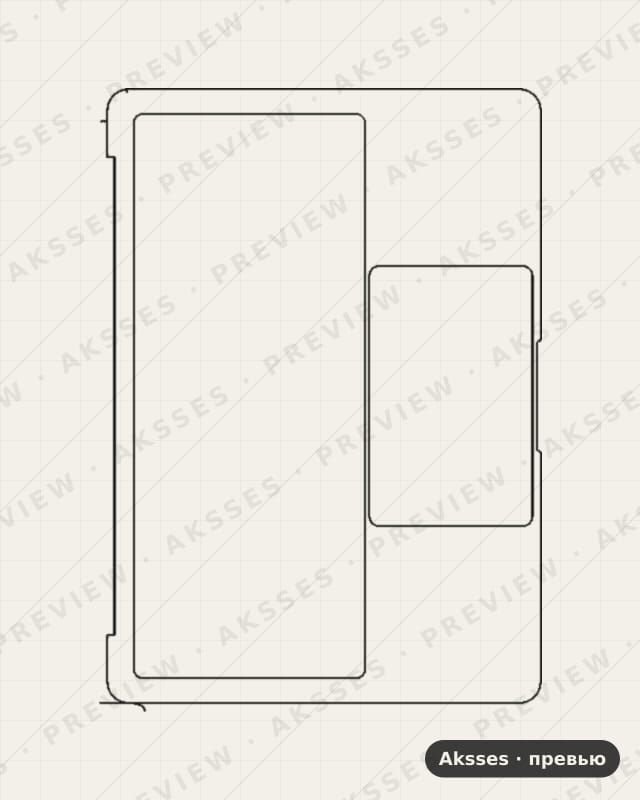 Лекало для MacBook Air 13.6 M2 (2022), Touchpad