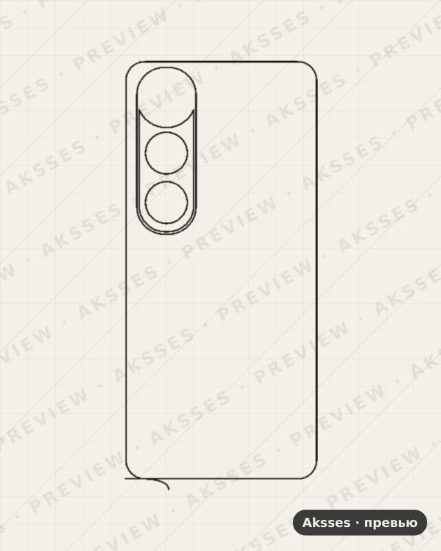 Лекало для Vivo V50 Lite, Back