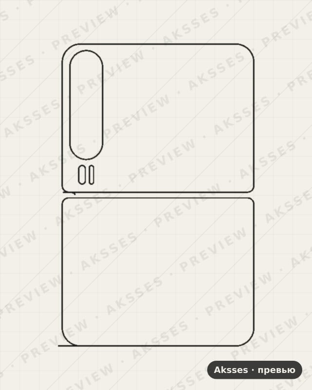 Лекало для Series Pura X, Back, Clear