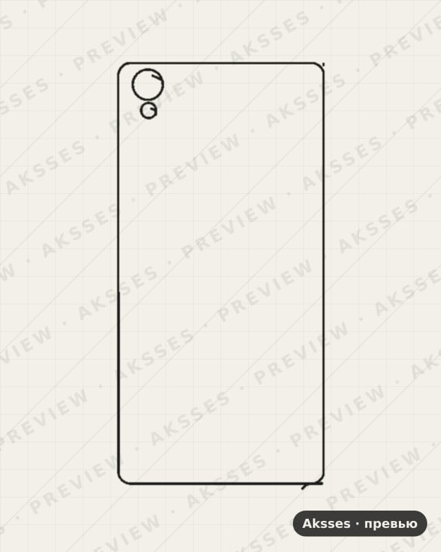 Лекало Vivo Y51A для Vivo Y51 A, Back Cover