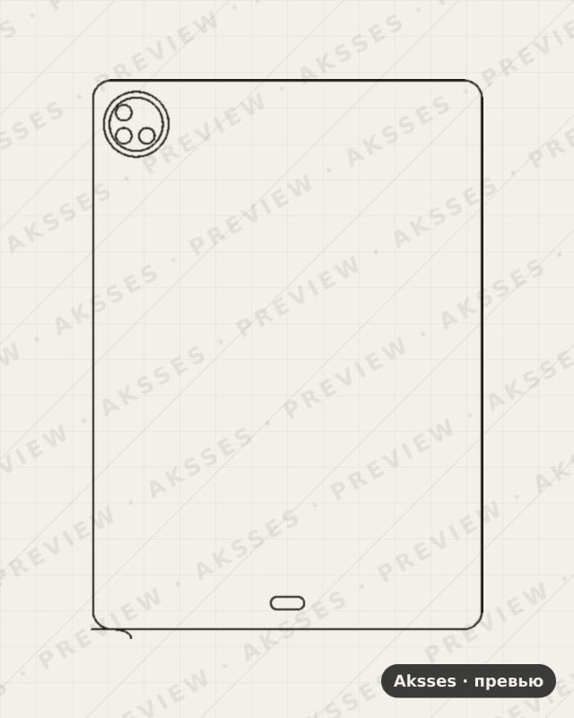 Лекало для Vivo Pad2 12.1, Back