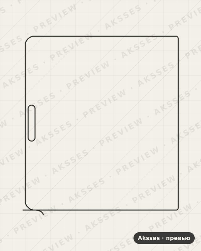 Лекало для Mi Reading 7inch, Front Shell