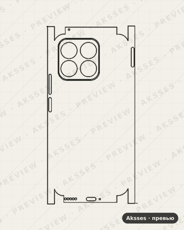 Лекало X10, X20, X30, X7, X8, X9 X8b для Honor X8b, All Inclusive