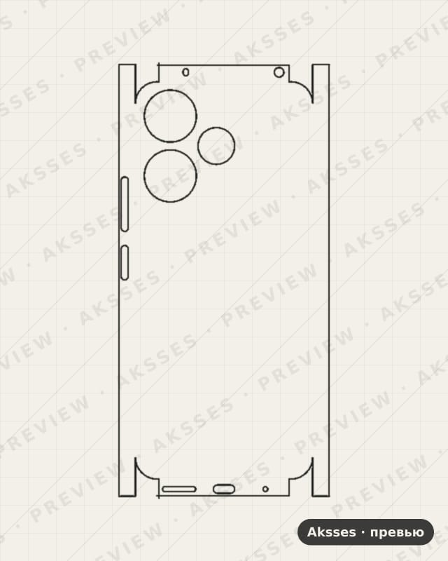 Лекало для POCO-SERIES Poco M6 4G, All Inclusive