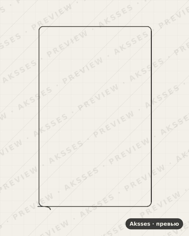 Лекало для Digma PRO Pulse 8 T616, Front Shell