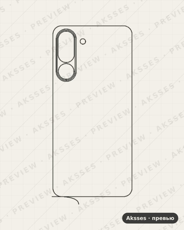 Лекало для Samsung Galaxy M56 5G, Back