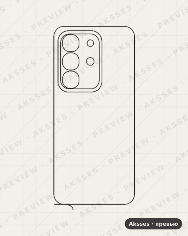 Лекало для Vivo iQOO Z10x, Back