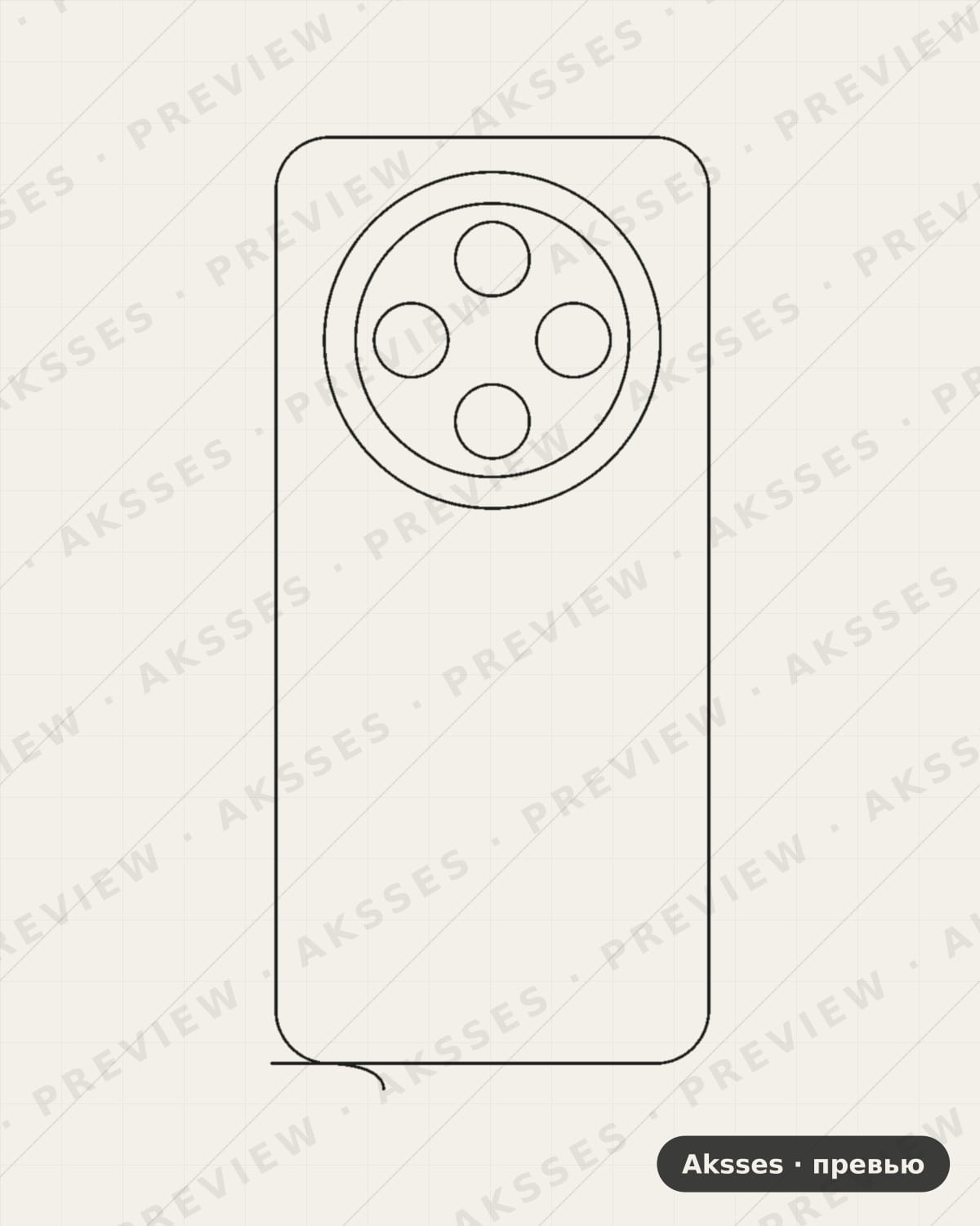 Лекало для Vivo iQOO Z10, Back