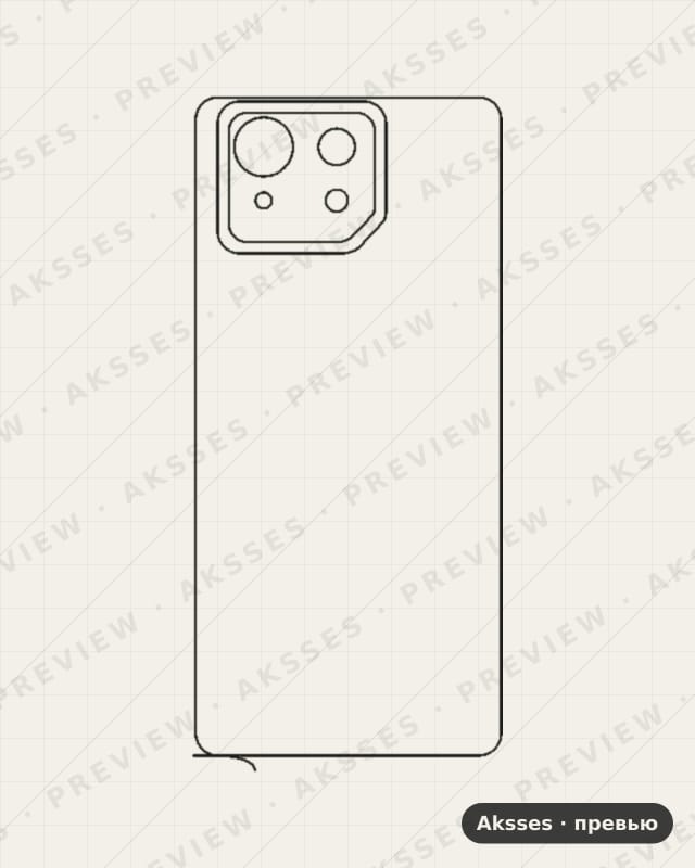Лекало для Asus Rog Phone 9 FE, Back