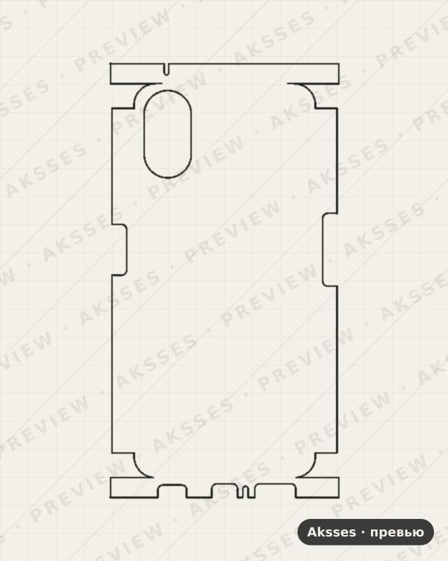Лекало Nothing Phone V2 для Nothing Phone (2), All Inclusive, Clear