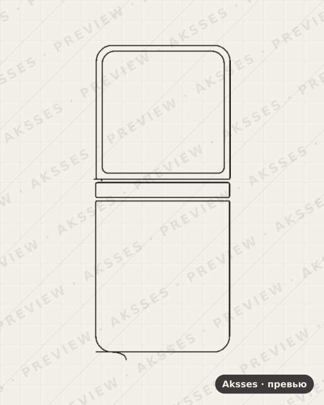Лекало для Motorola Razr 2025, Back