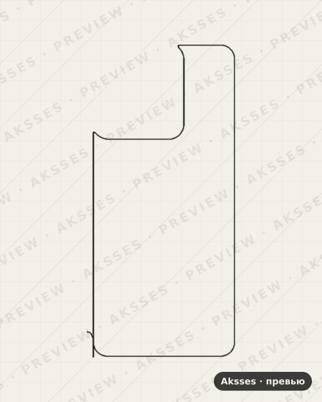 Лекало для Motorola Edge 60, Back