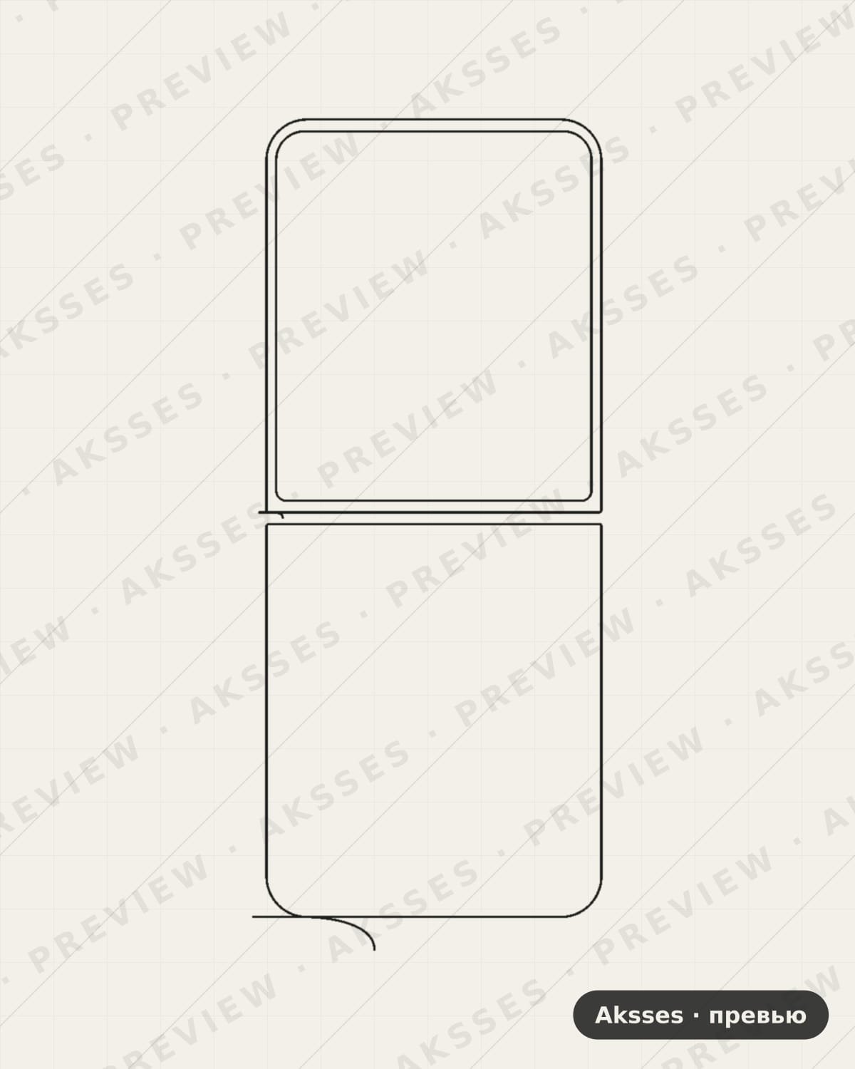 Лекало для Motorola Razr Ultra 2025, Back