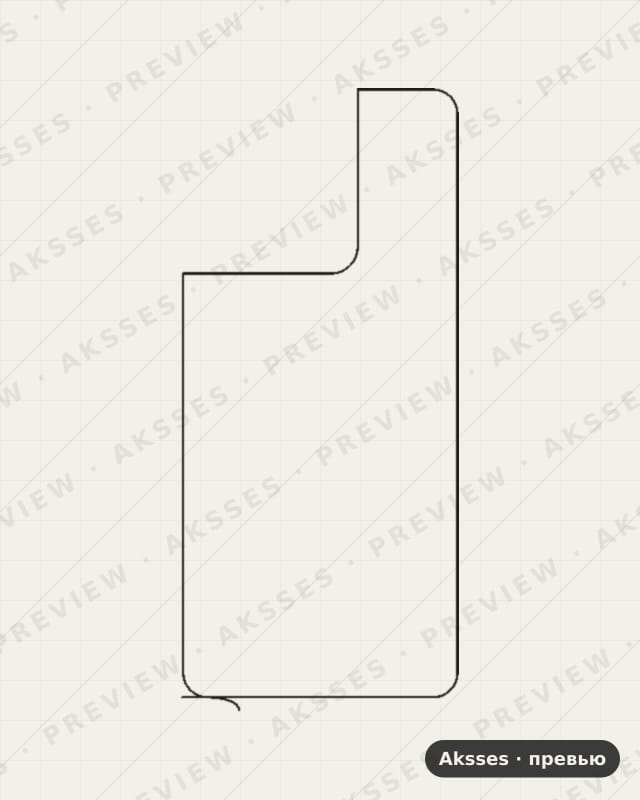 Лекало для Motorola Edge 60s, Back