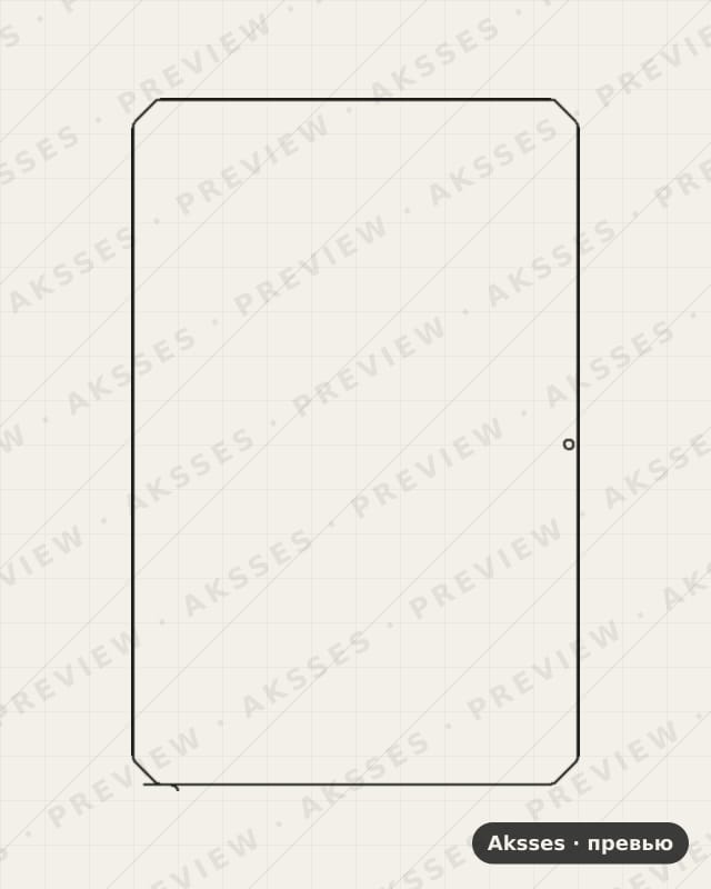 Лекало для Blackview Active 10 Pro, Front Shell, Matte