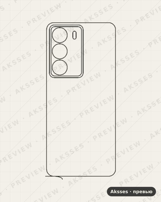 Лекало для C-ser. REALME C71, Back