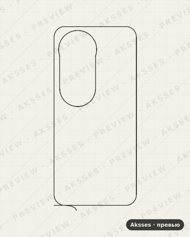 Лекало для Vivo T4 Ultra, Back, Clear