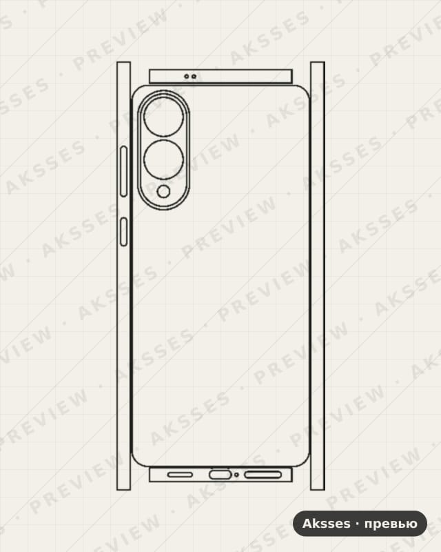 Лекало для Samsung Galaxy S25 Edge, 360°