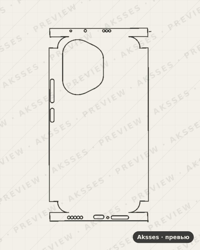 Лекало для Honor 400, All Inclusive, Clear