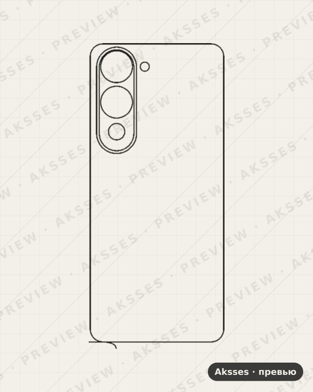 Лекало для Vivo T4 Lite 5G, Back