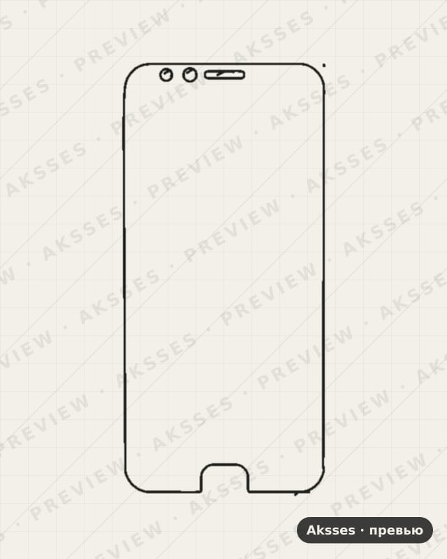 Лекало для Vivo X7, Front Shell