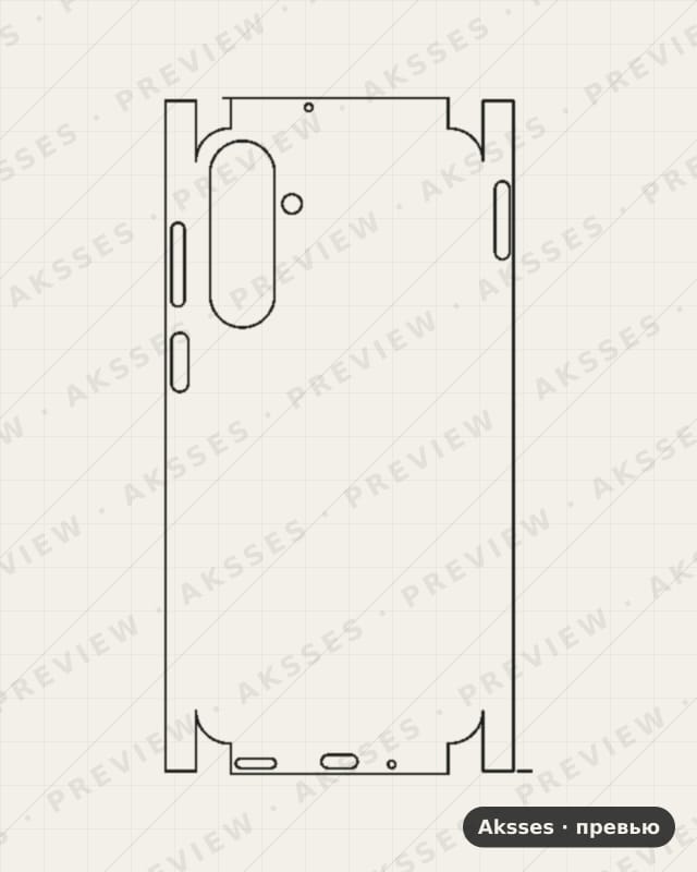 Лекало для Samsung Galaxy M16, All Inclusive