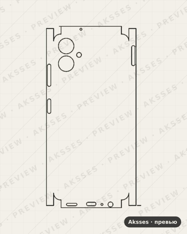 Лекало для Samsung Galaxy A06 5G, All Inclusive